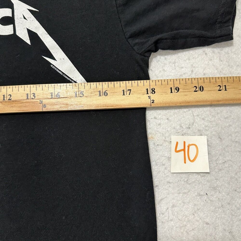 Bravado Metallica Men's Small Black Short Sleeve Crewneck Graphic T Shirt Band - Picture 7 of 11